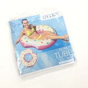 NEW Donut Tube Pool Floatie Sprinkles 14 yrs+